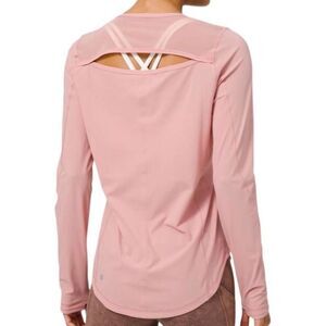 Lululemon Sculpt Long Sleeve Pink Pastel